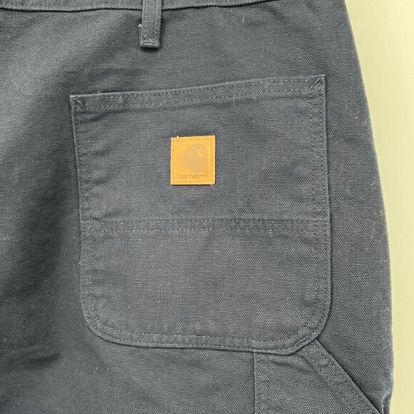 Carhartt Loose Fit Washed Duck Utility Work Pants Mens Sz 44x32 Blue BN0011 New - Picture 4 of 14